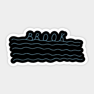 brook Sticker